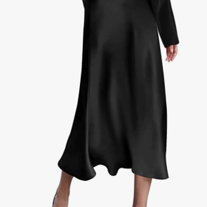 Zeagoo Womens Satin Skirts